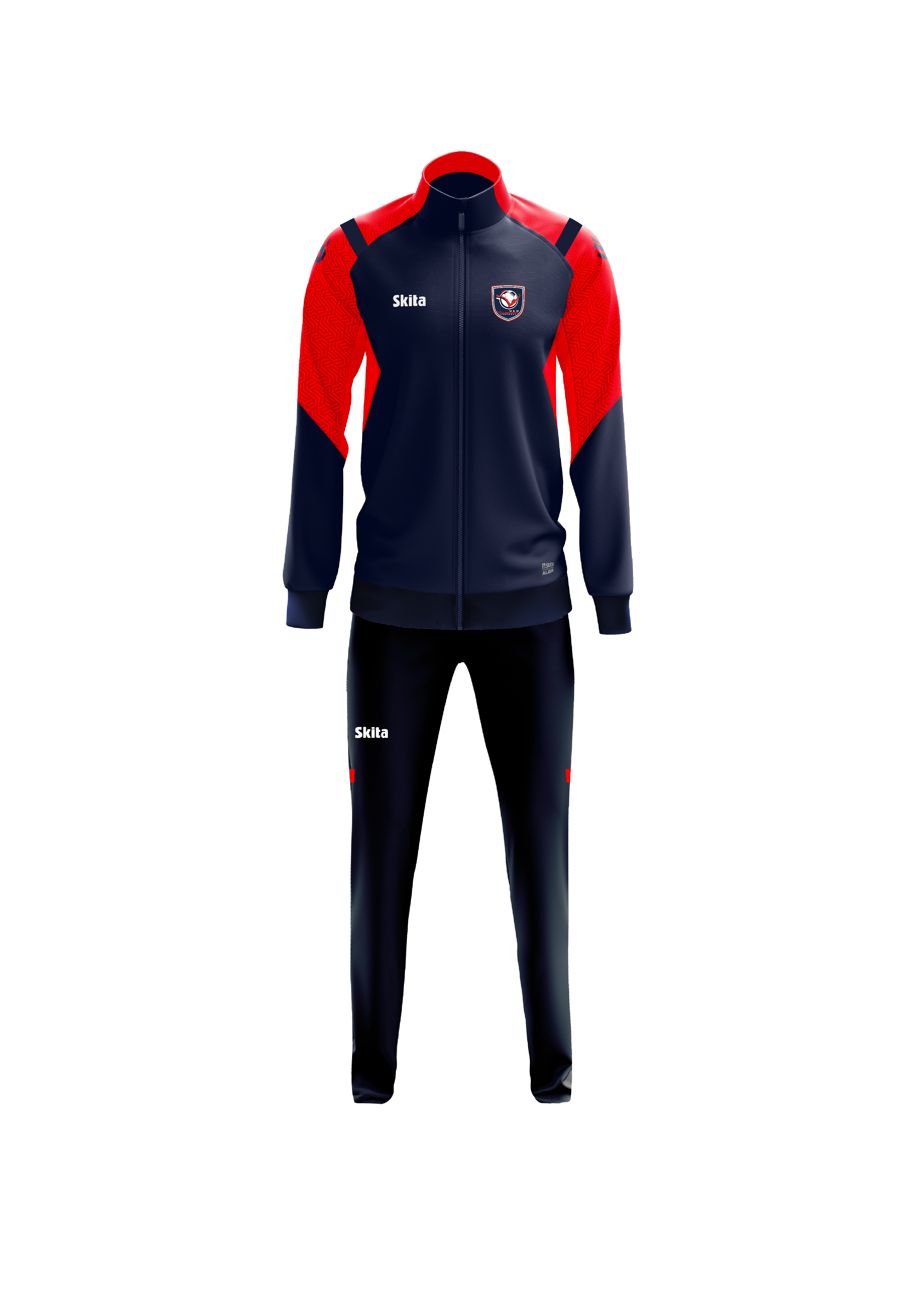 Surv&ecirc;tement ALBA noir/rouge (FC MONTMORENCY)